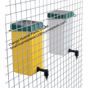 China Factory Cheap 0.5L 1L Animal Rabbit Nipple Drinker/Poultry Feeder
